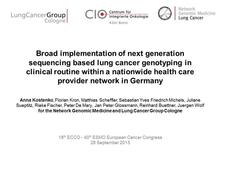 ESMO European Cancer Congress